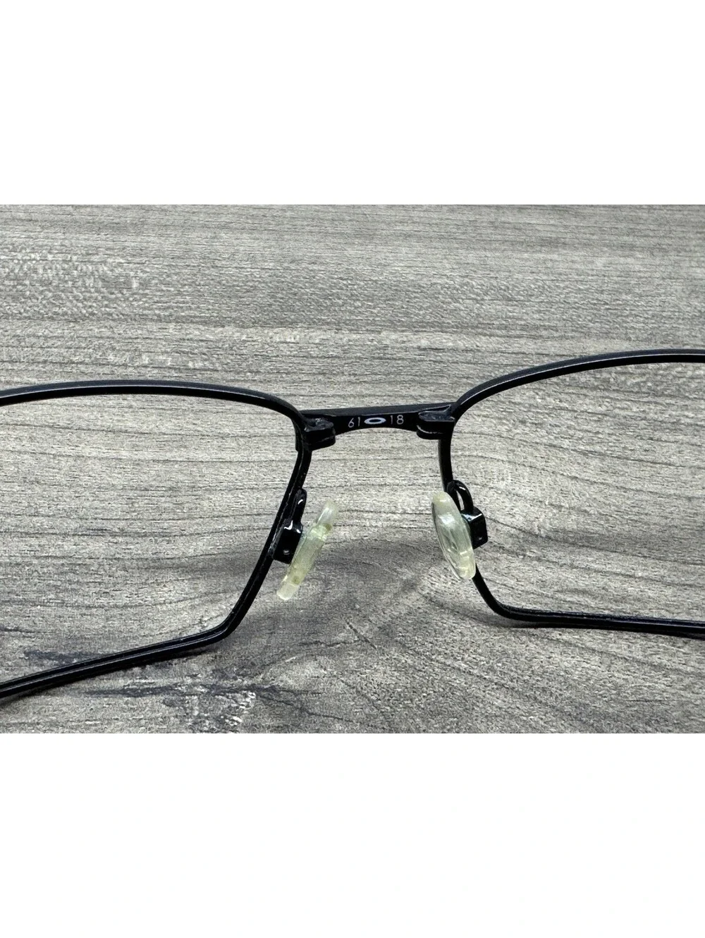 RARE Oakley Square Whisker 12-971 Polished Black 61[]18-131 *FRAMES ONLY*